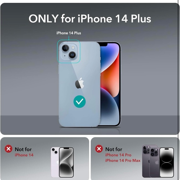 ESR for iPhone 14 Plus Case, Compatible with MagSafe - Picture 2 of 6